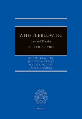 Lewis / Bowers QC / Fodder |  Whistleblowing | Buch |  Sack Fachmedien