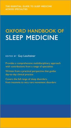 Leschziner | Oxford Handbook of Sleep Medicine | Loseblattwerk | sack.de