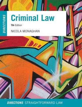Monaghan | Criminal Law Directions | Buch | 978-0-19-285537-4 | sack.de