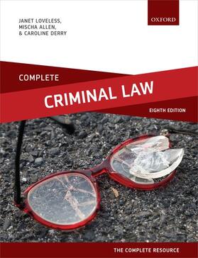 Derry / Loveless / Allen | Complete Criminal Law | Buch | 978-0-19-285594-7 | sack.de