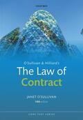 O'Sullivan |  O'Sullivan & Hilliard's The Law of Contract | Buch |  Sack Fachmedien