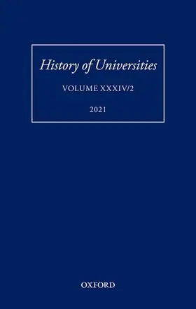 Feingold / Lepri / Facca |  History of Universities: Volume XXXIV/2 | Buch |  Sack Fachmedien