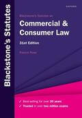 Rose |  Blackstone's Statutes on Commercial & Consumer Law | Buch |  Sack Fachmedien