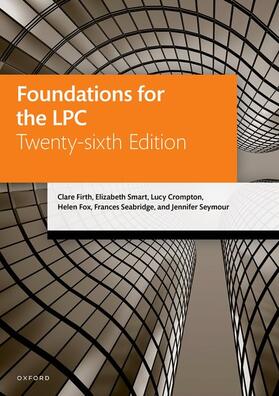 Firth / Smart / Seabridge | Foundations for the LPC | Buch | 978-0-19-285880-1 | sack.de