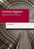 Mountford |  Criminal Litigation | Buch |  Sack Fachmedien