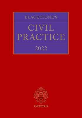 Sime / French |  Blackstone's Civil Practice 2022 | Buch |  Sack Fachmedien