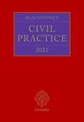 Sime / French |  Blackstones Civil Practice 2022 | Buch |  Sack Fachmedien