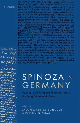 Yonover / Gjesdal |  Spinoza in Germany | Buch |  Sack Fachmedien