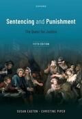 Piper / Easton |  Sentencing and Punishment | Buch |  Sack Fachmedien