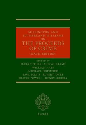 Sutherland Williams / Hopmeier / Jones |  Millington and Sutherland Williams on the Proceeds of Crime | Buch |  Sack Fachmedien