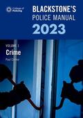 Connor |  Blackstone's Police Manual Volume 1: Crime 2023 | Buch |  Sack Fachmedien
