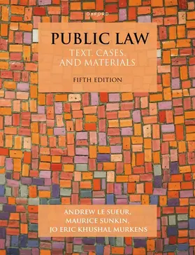 Le Sueur / Sunkin / Murkens |  Public Law | Buch |  Sack Fachmedien