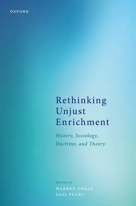 Swain / Peari |  Rethinking Unjust Enrichment | Buch |  Sack Fachmedien