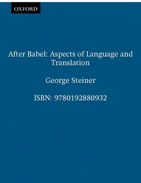 Steiner |  After Babel | Buch |  Sack Fachmedien