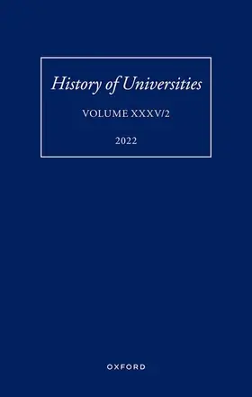 Feingold |  History of Universities: Volume XXXV / 2 | Buch |  Sack Fachmedien
