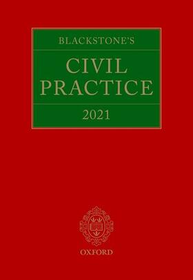 Sime / French |  Blackstone's Civil Practice 2021 | Buch |  Sack Fachmedien