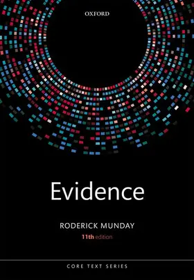 Munday |  Evidence | Buch |  Sack Fachmedien