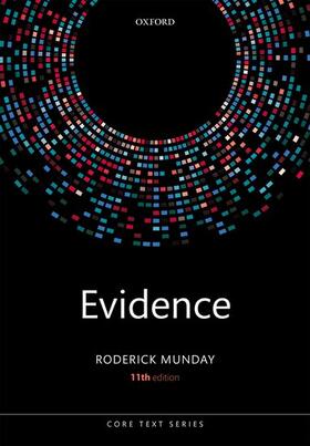 Munday | Evidence | Buch | 978-0-19-289566-0 | sack.de