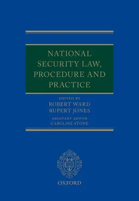 Ward / Jones |  National Security Law, Procedure, and Practice | Buch |  Sack Fachmedien