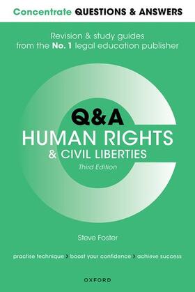 Foster | Concentrate Questions and Answers Human Rights and Civil Liberties | Buch | 978-0-19-289721-3 | sack.de