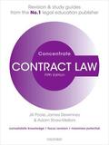 Shaw-Mellors / Poole / Devenney |  Contract Law Concentrate | Buch |  Sack Fachmedien
