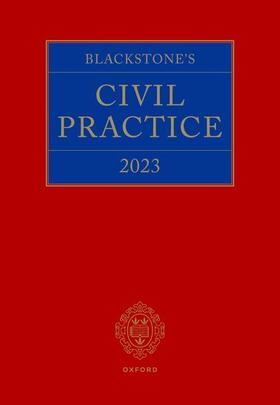Sime / French |  Blackstone's Civil Practice 2023 | Buch |  Sack Fachmedien