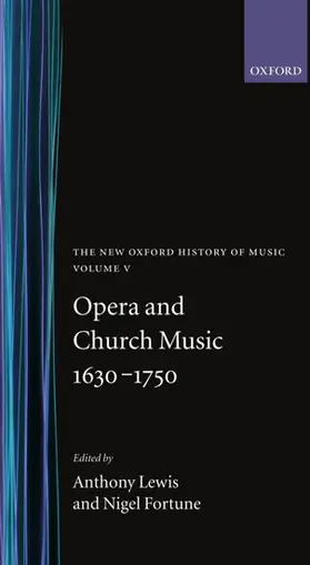 Lewis / Fortune |  Opera and Church Music 1630-1750 | Buch |  Sack Fachmedien