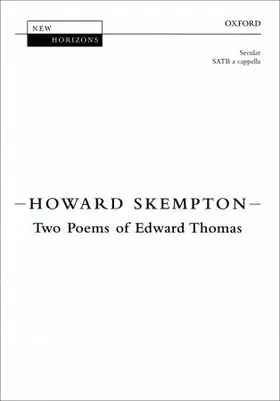  Two Poems of Edward Thomas | Sonstiges |  Sack Fachmedien
