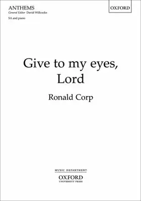  Give to my eyes, Lord | Sonstiges |  Sack Fachmedien
