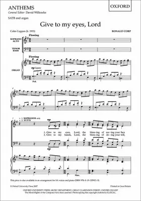  Give to my eyes, Lord | Sonstiges |  Sack Fachmedien