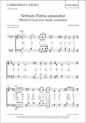  Verbum Patris umanatur (Word of God now made incarnate) | Sonstiges |  Sack Fachmedien