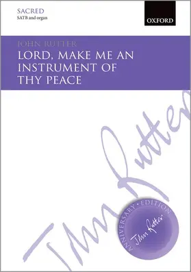  Lord, make me an instrument of thy peace | Sonstiges |  Sack Fachmedien