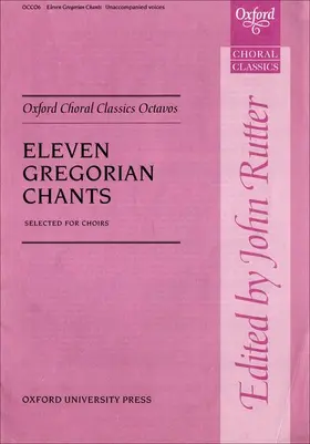 Rutter |  Eleven Gregorian Chants | Sonstiges |  Sack Fachmedien