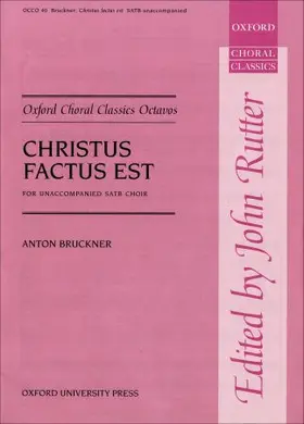 Rutter |  Christus factus est | Sonstiges |  Sack Fachmedien