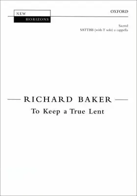  To Keep a True Lent | Sonstiges |  Sack Fachmedien