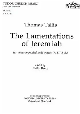 Tallis / Brett |  The Lamentations of Jeremiah | Buch |  Sack Fachmedien