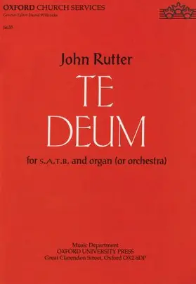 Rutter |  Te Deum | Buch |  Sack Fachmedien