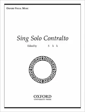 Shacklock |  Sing Solo Contralto | Sonstiges |  Sack Fachmedien