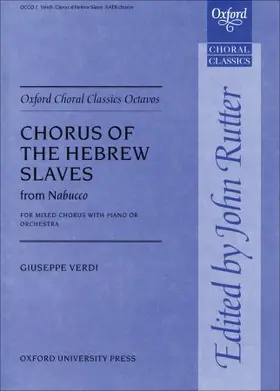 Rutter |  Chorus of the Hebrew Slaves from Nabucco | Sonstiges |  Sack Fachmedien