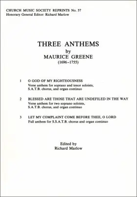 Marlow |  Three Anthems | Sonstiges |  Sack Fachmedien