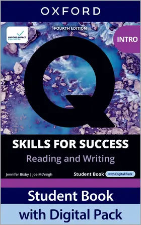 Bixby / McVeigh / McClure |  Q: Skills for Success Fourth Edition Intro Level Reading and Writing Student Book with Digital Pack | Buch |  Sack Fachmedien