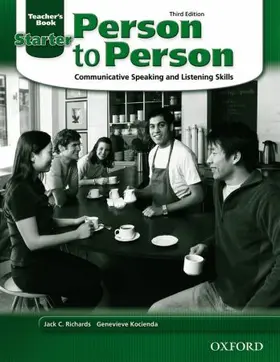 Richards / Kocienda | Person to Person, Third Edition Starter: Teacher's Book | Buch | 978-0-19-430218-0 | sack.de