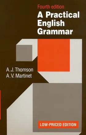 Thomson / Martinet |  Practical English Grammar | Buch |  Sack Fachmedien