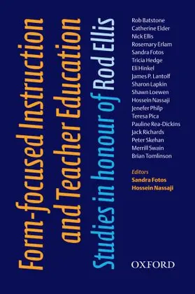 Fotos / Nassaji |  Form-focused Instruction and Teacher Education | Buch |  Sack Fachmedien