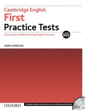 Harrison |  First Certificate - Practice Tests Part 1. Workbook with Key and CDs | Buch |  Sack Fachmedien