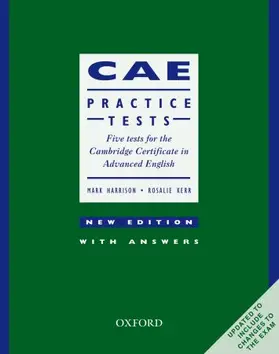 Harrison / Kerr |  CAE Practice Tests: Student's Book (with Key) | Buch |  Sack Fachmedien