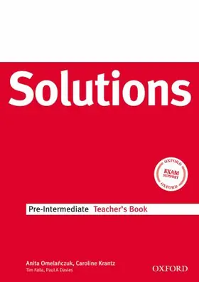 Falla / Davies |  Solutions Pre-Intermediate: Teacher's Book | Buch |  Sack Fachmedien