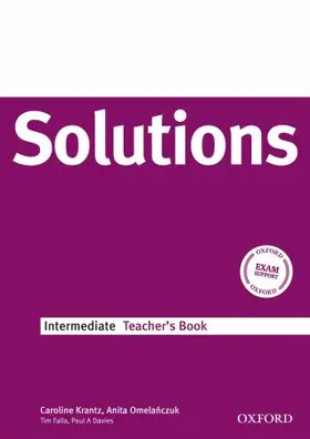 Falla / Davies |  Solutions Intermediate: Teacher's Book | Buch |  Sack Fachmedien