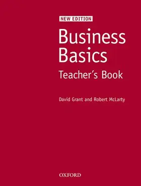 McLarty / Grant |  Business Basics: Teacher's Book | Buch |  Sack Fachmedien