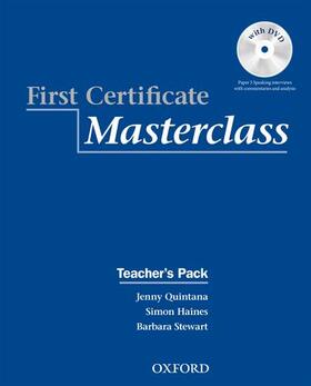 Haines / Stewart / Quintana |  First Certificate Masterclass Teacher's Pack | Buch |  Sack Fachmedien